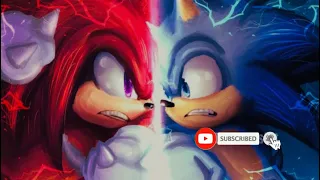 Sonic the hedgehog Vs Knuckles fight.(with health bars) Sonic 2