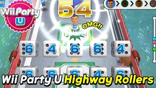 Wii Party U Highway Rollers Gameplay | Bo-Jia Vs Joana Vs Jeff Vs Bo-Jia | Master com | AlexGamingTV