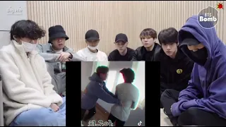 bts reaction to Vmin tiktok