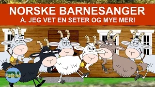 Barnesanger på norsk - Å, jeg vet en seter m.m. | 40+ min.