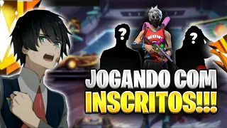 💛 FREE FIRE - AO VIVO 💛 JOGANDO COM INSCRITOS!!! 💛 LIVE ON 💛 FAEL99 YT !!!