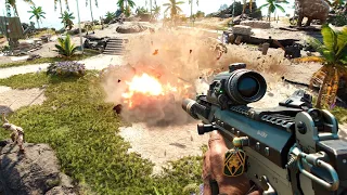 Far Cry 6 - John Wick Style - Realistic Combat & Stealth Kills