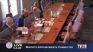 Mayor’s Appointment Committee Meeting May 4, 2022