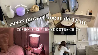 🎀COMPRAS PARA EL HOGAR DE TEMU|LUZ CÁLIDA Y DE COLORES PARA EL HOGAR , HUMIFICADOR DE TEMU