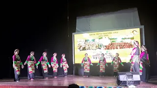 Gangtok Tibetan Circle Dance Group performance at the Centennial Cultural Program 2023