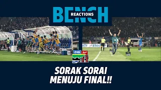 Meriah di Bangku Cadangan 🗣| Bench Reaction vs Bali United