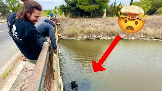 GIANT MAGNET Pulls TREASURE out of Canals in FRANCE!