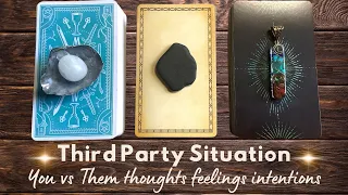 Third Party Situation ❤️‍🩹 YOU vs THEM ❤️‍🩹 Thoughts Feelings Pick a Card Tarot Love Reading