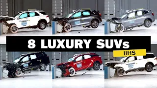 Crash Test 8 Luxury SUVs (2024) BMW, Mercedes, Audi, Cadillac, Lincoln, Volvo, Lexus, Acura