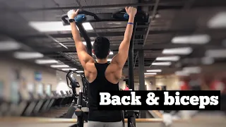 Back & Bicep workout w/ 17 yr old Daniel Garrido