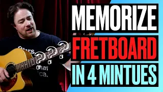 How to memorize notes on the guitar fretboard in 4 minutes a day