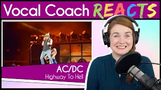 Vocal Coach reacts to ACDC - Highway to Hell (Brian Johnson Live)