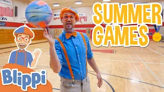 Blippi's Summer Games Movie Special! | Learn About Sports For Kids | Educational Videos For Toddlers