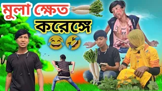 মুলা ক্ষেত কারেঙ্গে 🤣 Mula Khet Karenge || Rajbanshi Comedy Video || @AllLefriend
