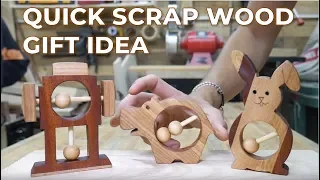 Scrap Wood Gift Idea - Brothers Make Quick Rattle Project