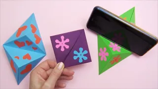 Simple origami phone stand. Paper Phone Stand – 5 Min EASY CRAFT - EASY DIY