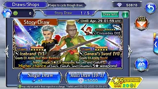 DFFOO Global: Galuf/General Leo/Lilset Banner Pulls/Draws