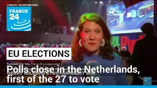 Polls close in the Netherlands in EU elections • FRANCE 24 English