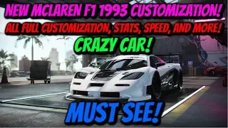 *NEW* Need For Speed Heat - McLaren F1 1993 FULL Customization! (Speed, Stats, And More!)