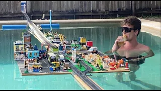 Lego Garden Train Set Ride, that's 120m / 393feet long