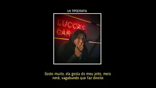 Cocaína - part - Luccas Carlos - letra (tipografia status)