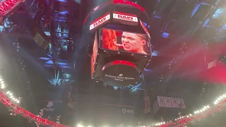 Becky Lynch Challenges Ronda Rousey For WrestleMania Crowd Reaction Raw 1/28/19