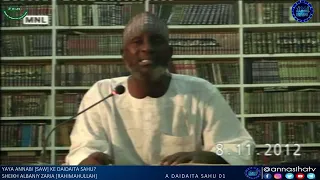 Ya Annabi (SAW) ke dai-dai ta Sahu: Sheikh Albaniy Zaria Rahimahullah