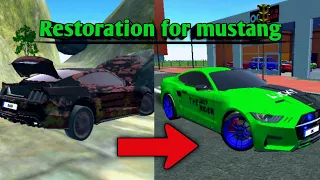 Old mustang restoration for car simulator 2 |car simulator 2 | new update | #rxgvishalgaming