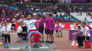 Lech Stoltman | Silver Men's Shot Put F55 | Final | London 2017 World Para Athletics