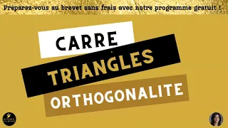 CARRE TRIANGLES, Concepts clés et démonstrations