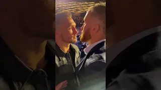 Michael Chandler Vs Justin Gaethje Face off at UFC268 Press Conference🔥