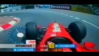 F1 Monaco 2001 - Michael Schumacher Onboard