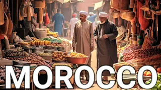 🇲🇦 Fes Market Morocco, Dive into the Colours and Flavours of Morocco, Fes Walking Tour, 4k HDR