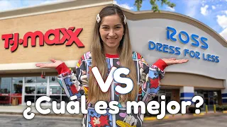 ROSS vs TJ MAXX | De COMPRAS por las tiendas MÁS BARATAS de ORLANDO