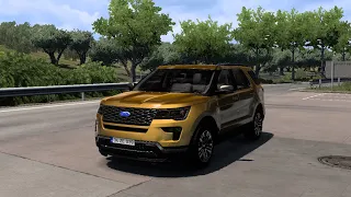 Ford Explorer Platinum 2019-Euro Truck Simulator 2 (1.49)