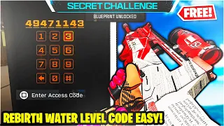 100% EASIEST WAY TO ENTER ACCESS CODE WARZONE REBIRTH ISLAND EASTER EGG 🤯 - WARZONE WATER LEVEL CODE