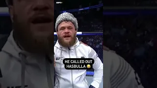 Rafael Ataman Fiziev really called out Hasbulla 😂 #UFC265 #shorts