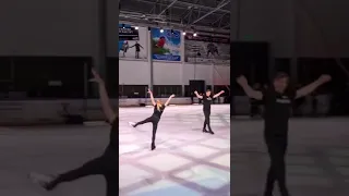 Aliona Kostornaia Death Spiral #shorts #kostornaia #figureskating