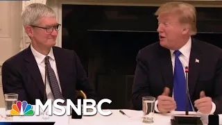 President Donald Trump Calls Apple CEO Tim Cook 'Tim Apple' | MTP Daily | MSNBC