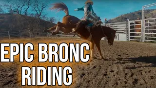 Bronc Riding Practice | Jan-27-19 | Veater Ranch