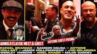 🚨MAYHEM AT MEET THE ARNOLD ATHLETES! Brandao GUARANTEES Win, Antoine Poses!