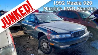 JUNKED! 1992 Mazda 929 - Mazda's Rare (In the U.S.) Rear Wheel Drive Flagship Sedan