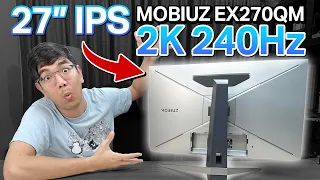 รีวิว จอ MOBIUZ 27 นิ้ว 240Hz แท้ๆ  1ms 2K