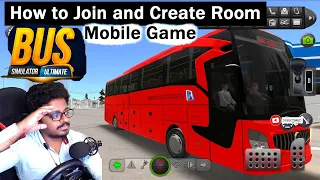 How to Join and Create multiplayer in Bus Simulator Ultimate | Telugu Gamer World
