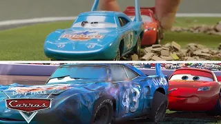 Relâmpago McQueen ajuda The King - Trecho do filme |  Pixar Cars