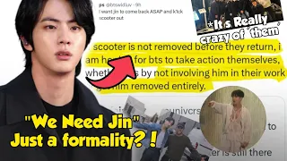 The fact that Jin is needed for the Agency's 'Case', but 'They' don't care at all about his Work?!