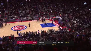 4th Quarter, One Box Video: Detroit Pistons vs. Houston Rockets