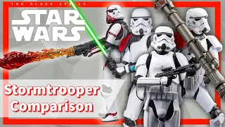 Star Wars The Black Series Stormtrooper Comparison! (2020 Mold)