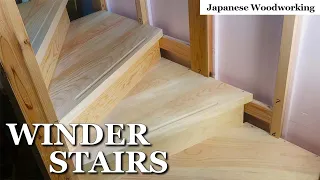 Japanese woodworking - Building Winder Stairs