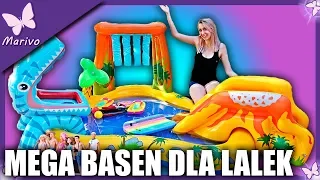 MEGA BASEN DLA LALEK BARBIE!!! - 200L WODY DLA LALEK??!! * Specjał #1 * Rodzinka baarbie po polsku